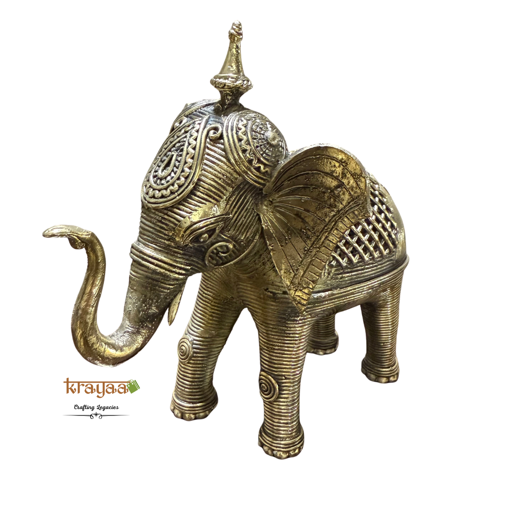 Dhokra Elephant Sculpture