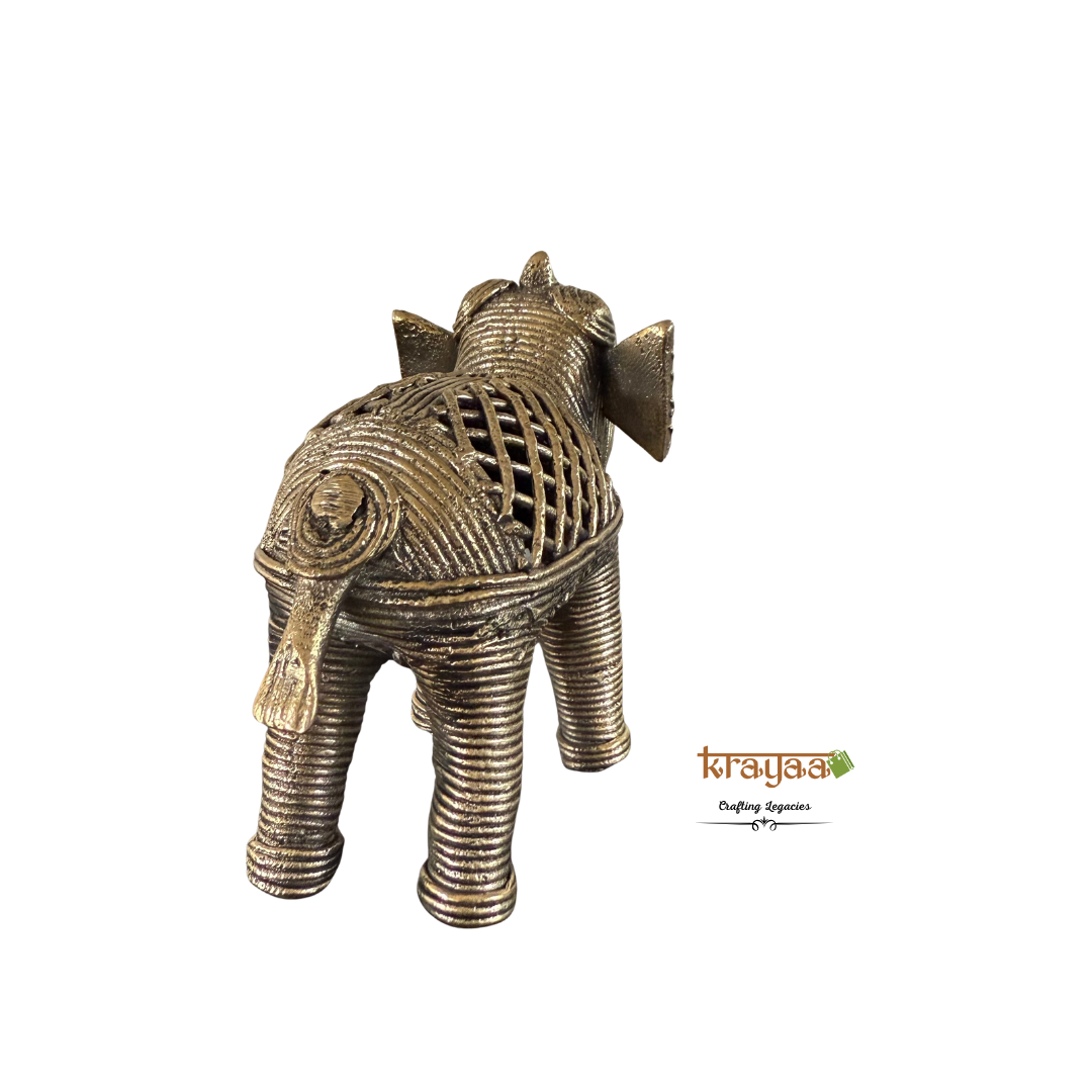 Dhokra Elephant Sculpture