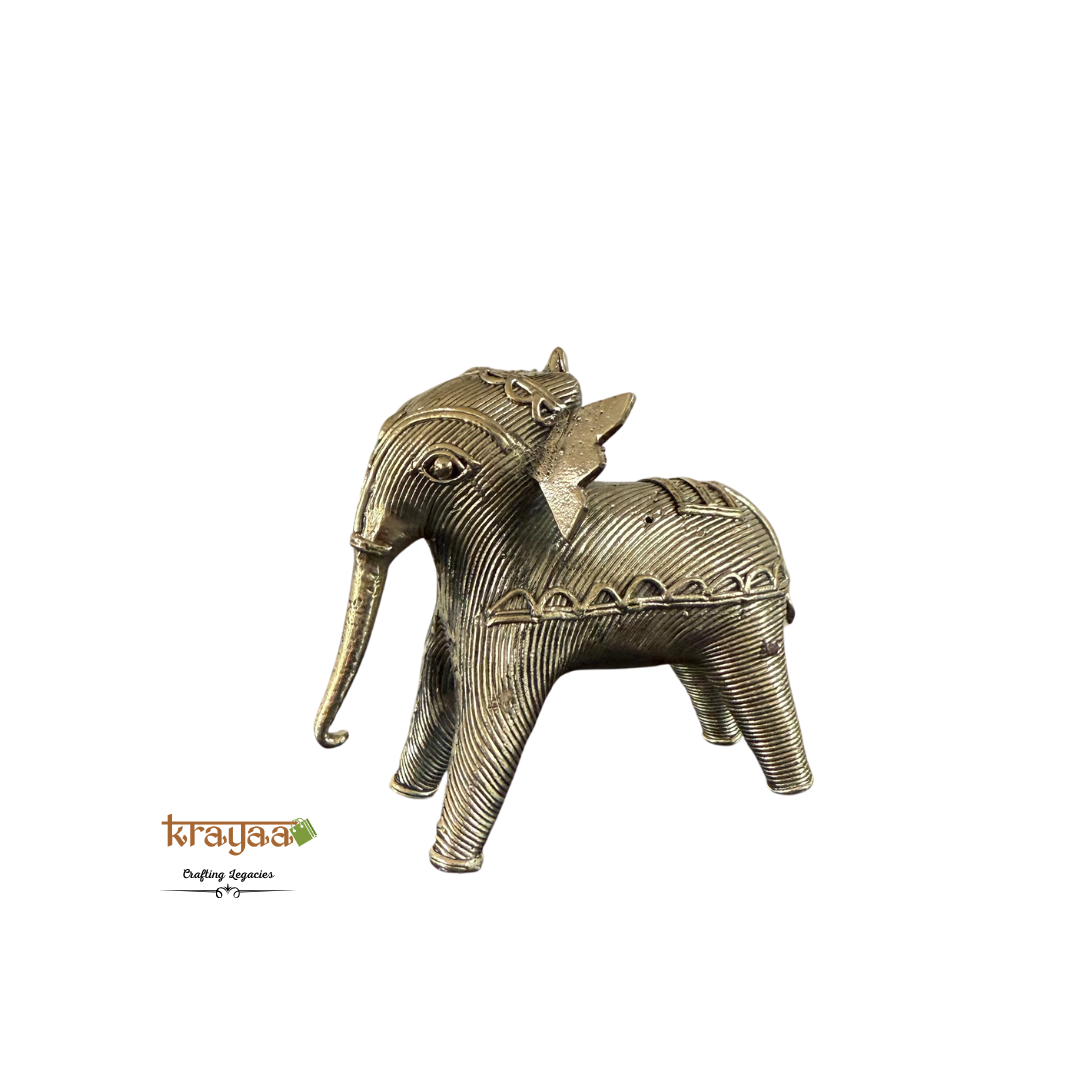 Dhokra Elephant Sculpture