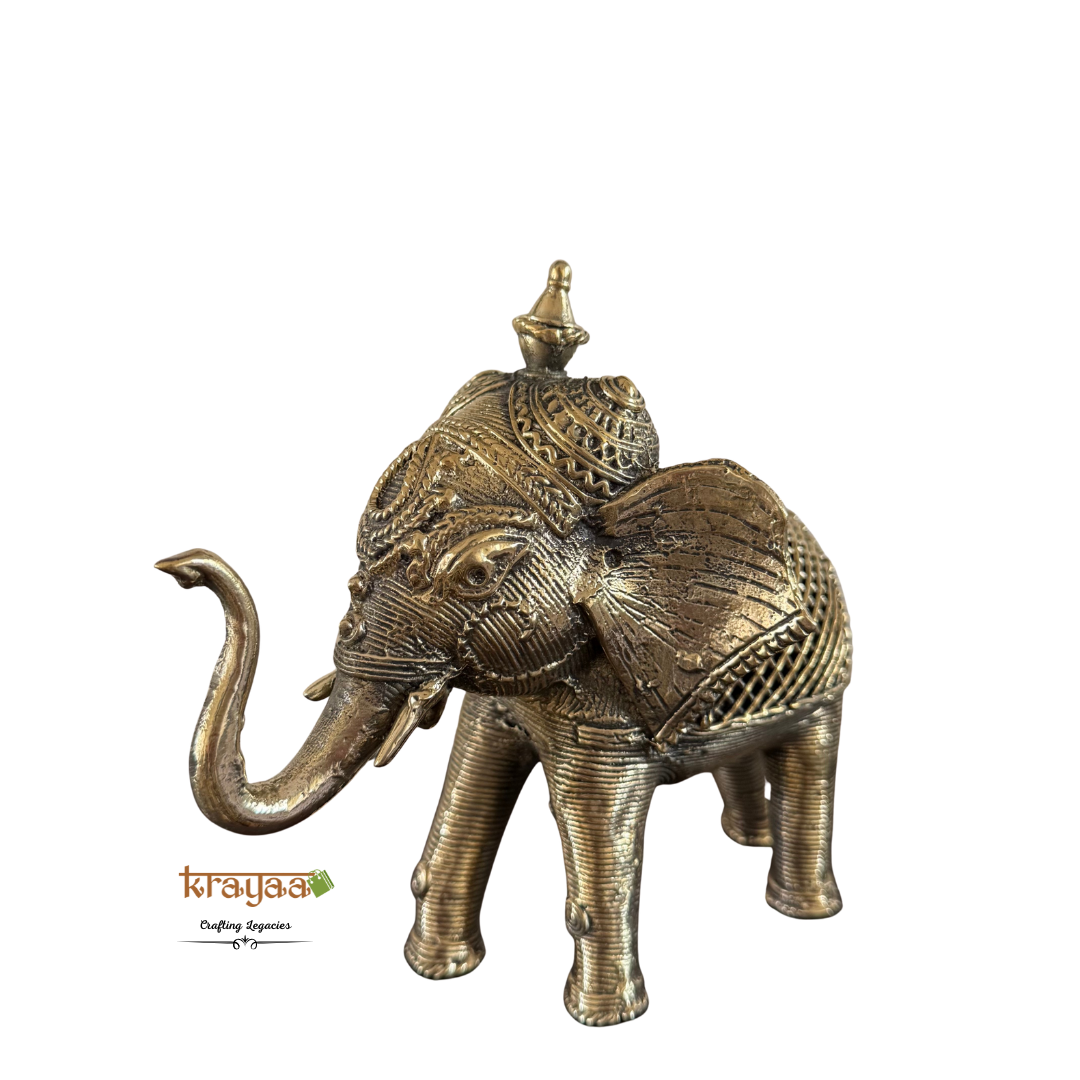 Dhokra Elephant Sculpture