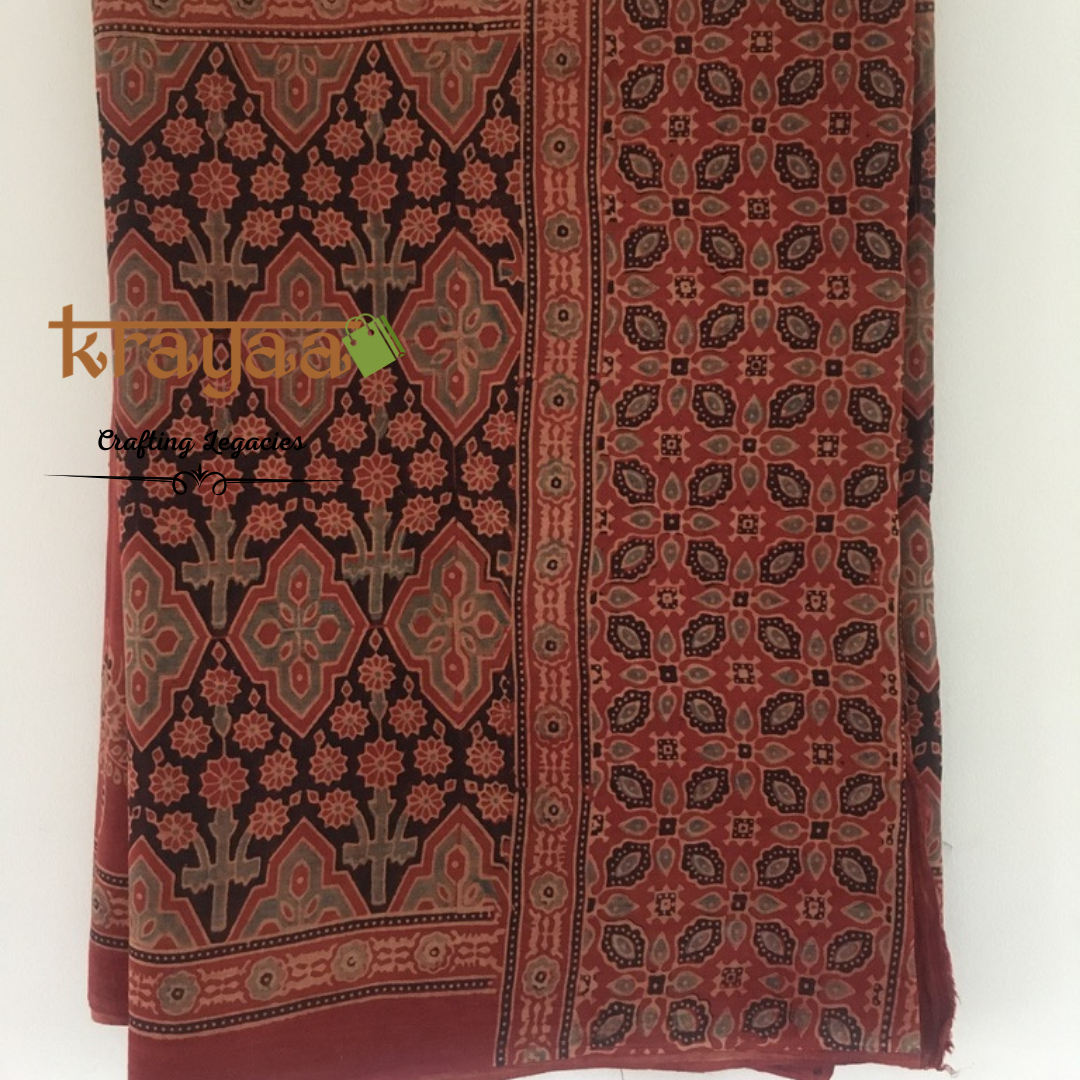 Ajrakh Blockprinted Mul Cottons