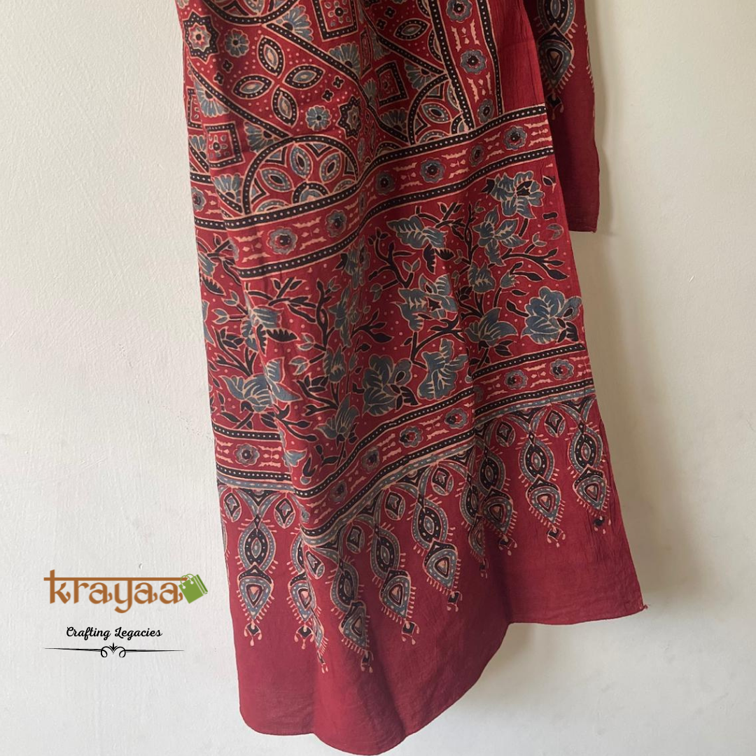 Ajrakh hand block prints