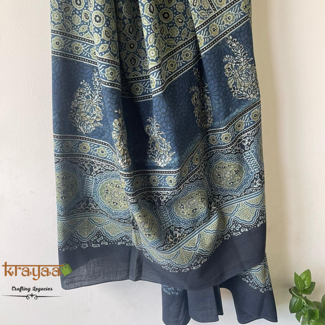 Ajrakh hand block prints
