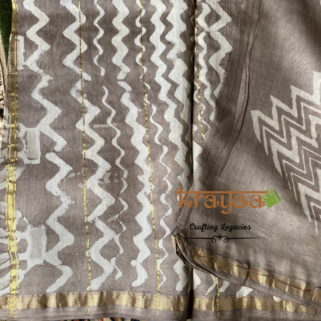 Handblock printed Silk Cottons