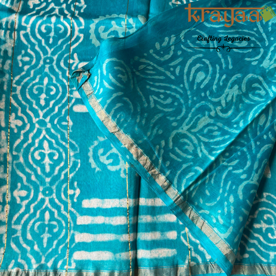 Handblock printed Silk Cottons