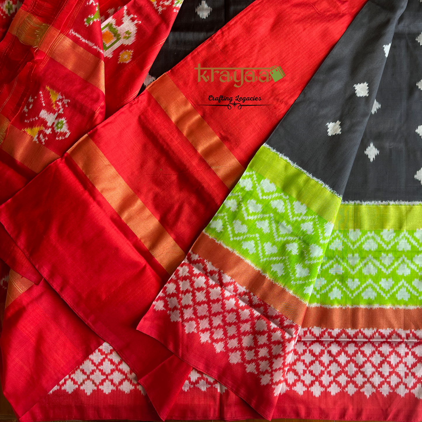 Pochampally Ikkat Silk Saree