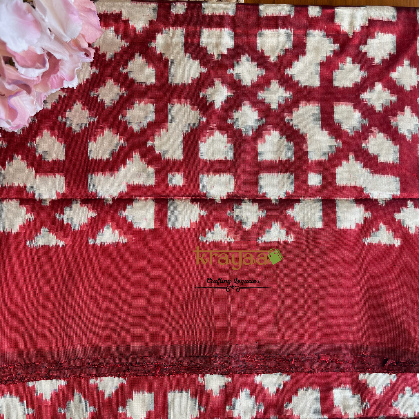 Pochampally Double Ikkat Silk Saree - Connoisseur's Choice