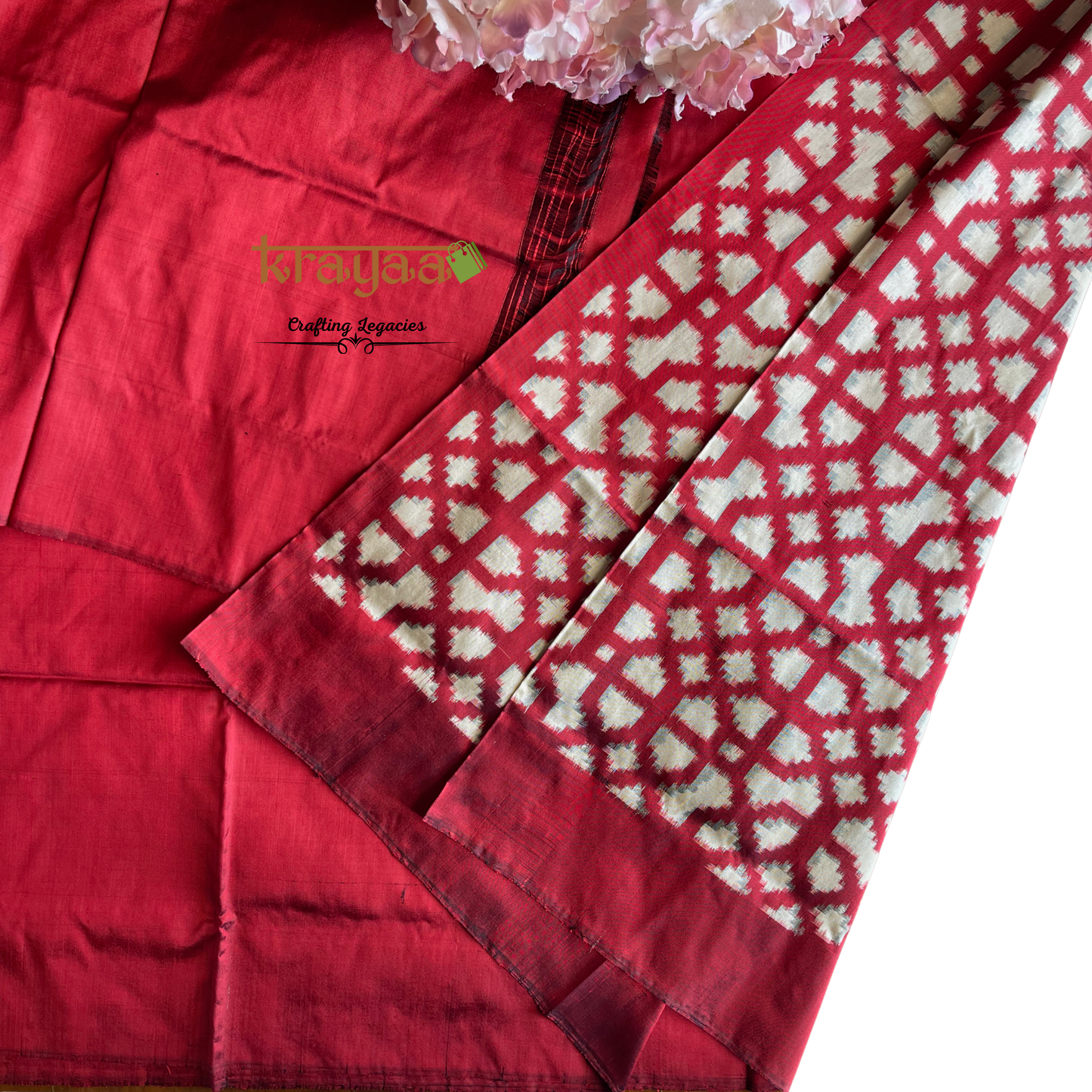 Pochampally Double Ikkat Silk Saree