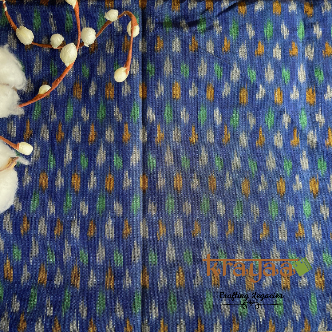 Ikkat Silk Cotton Blouse Fabrics