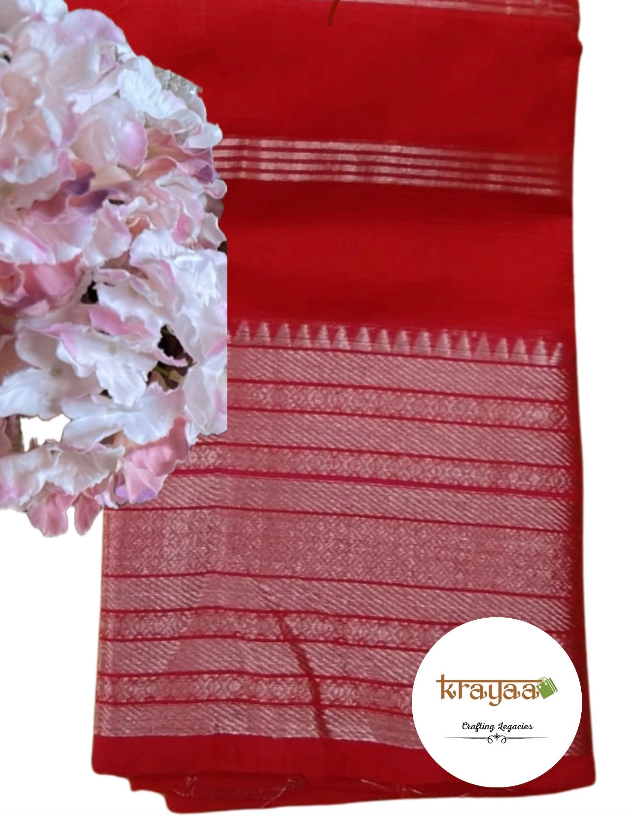 Red Mangalagiri Silk Cotton