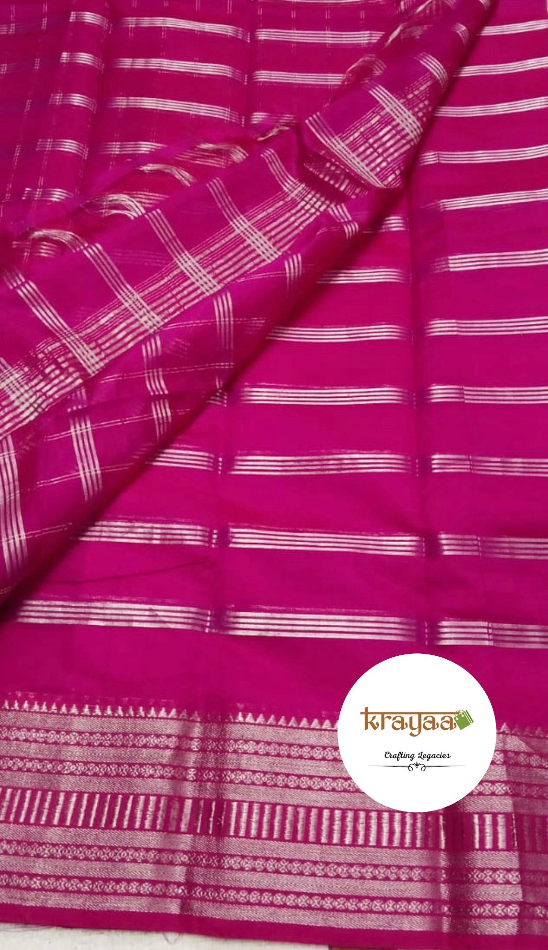 Pink - Mangalagiri Silk Cotton