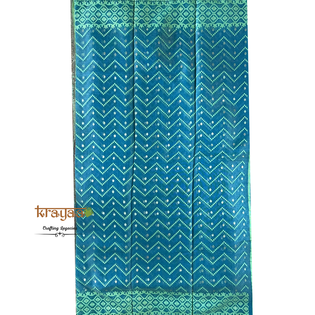 Sea Green - Hand woven - Dhakai Saree