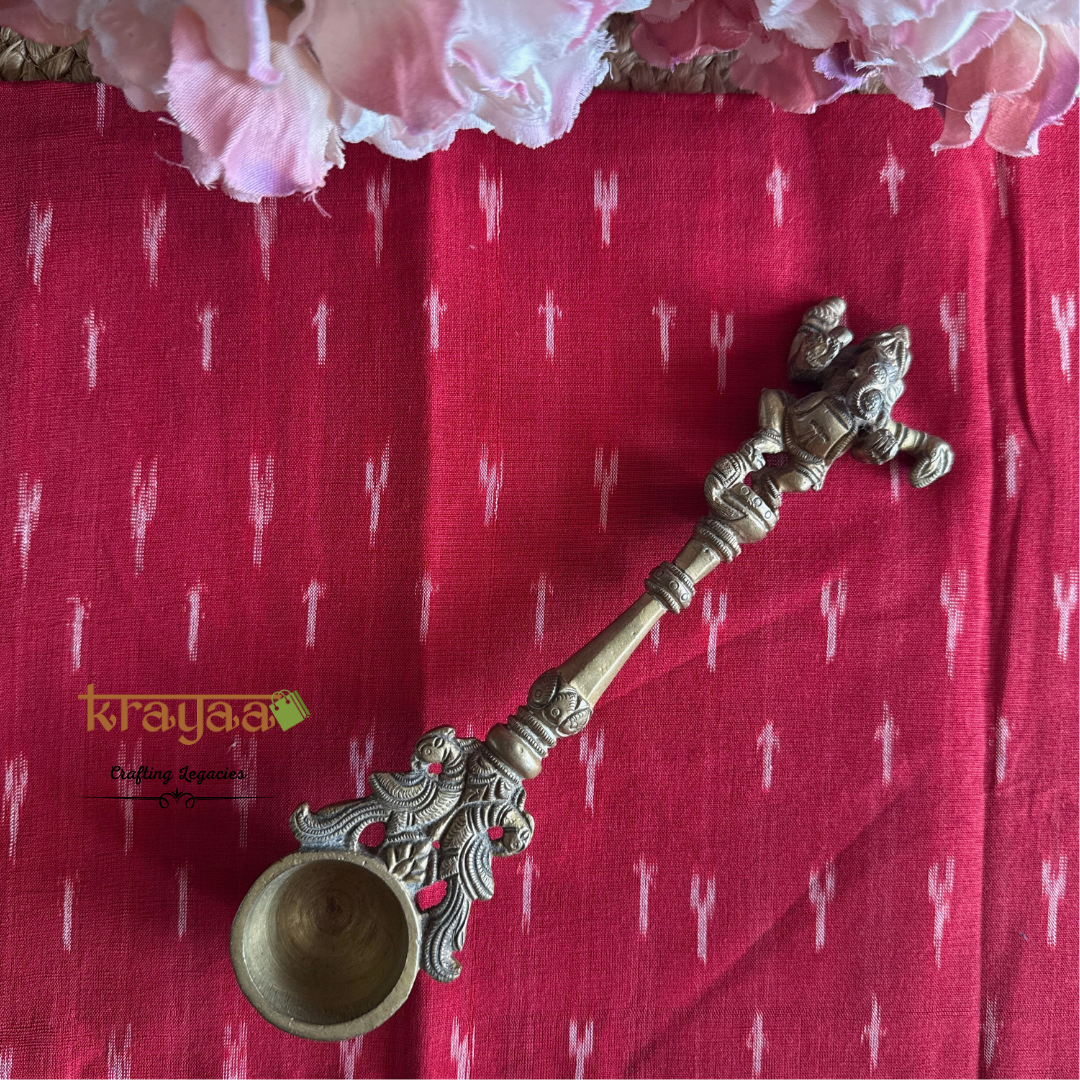 Red Cotton Ikkat Blouse Fabric