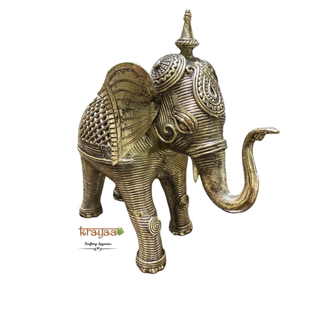 Dhokra Elephant Sculpture
