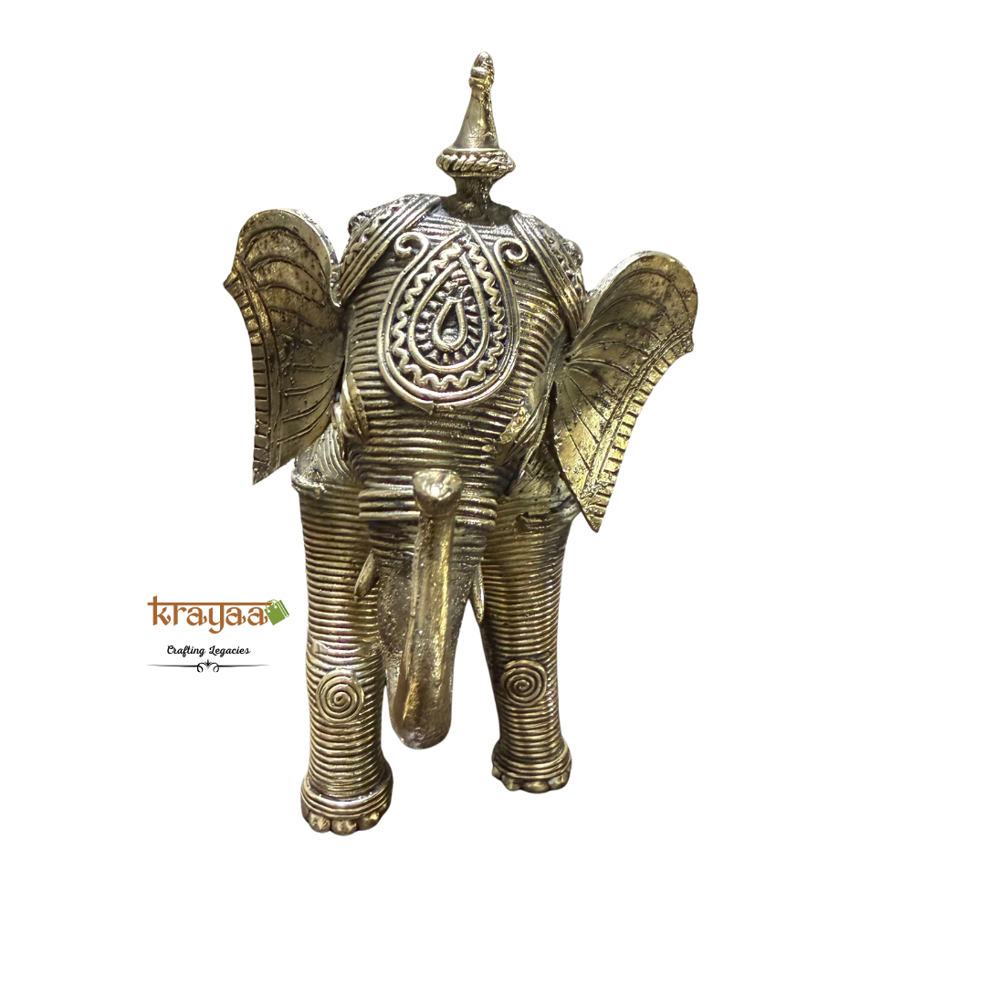 Dhokra Elephant Sculpture