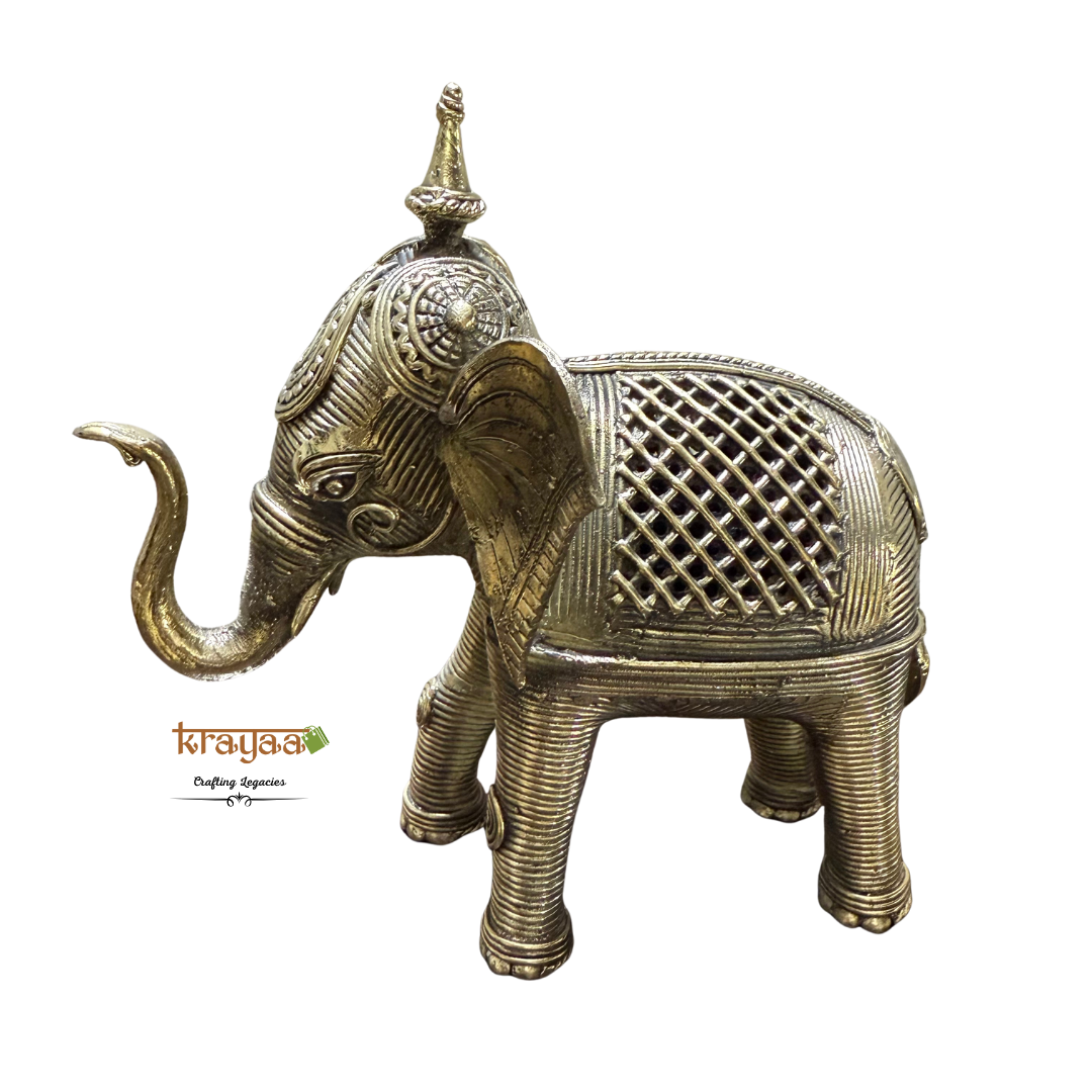 Dhokra Elephant Sculpture