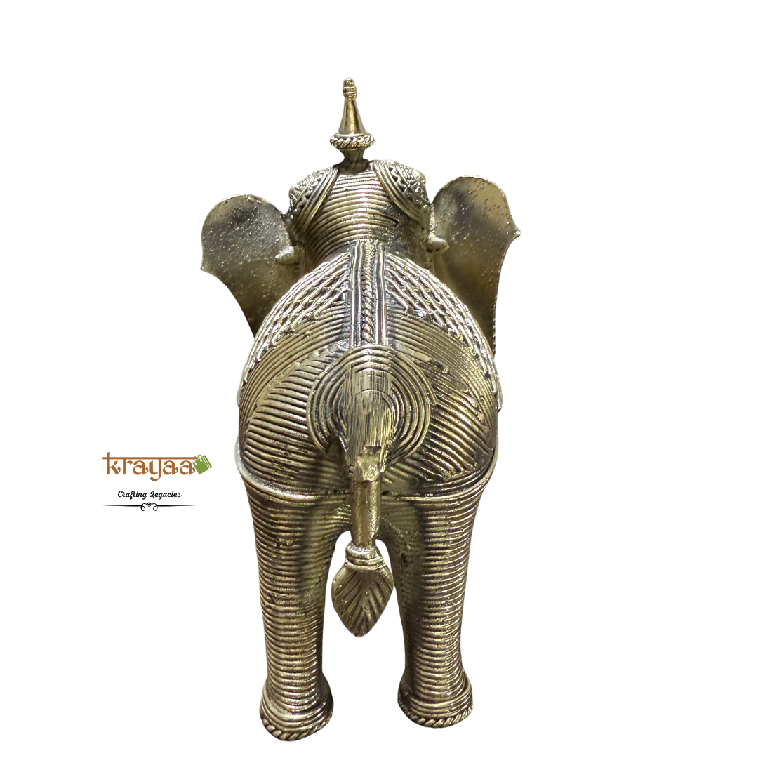 Dhokra Elephant Sculpture