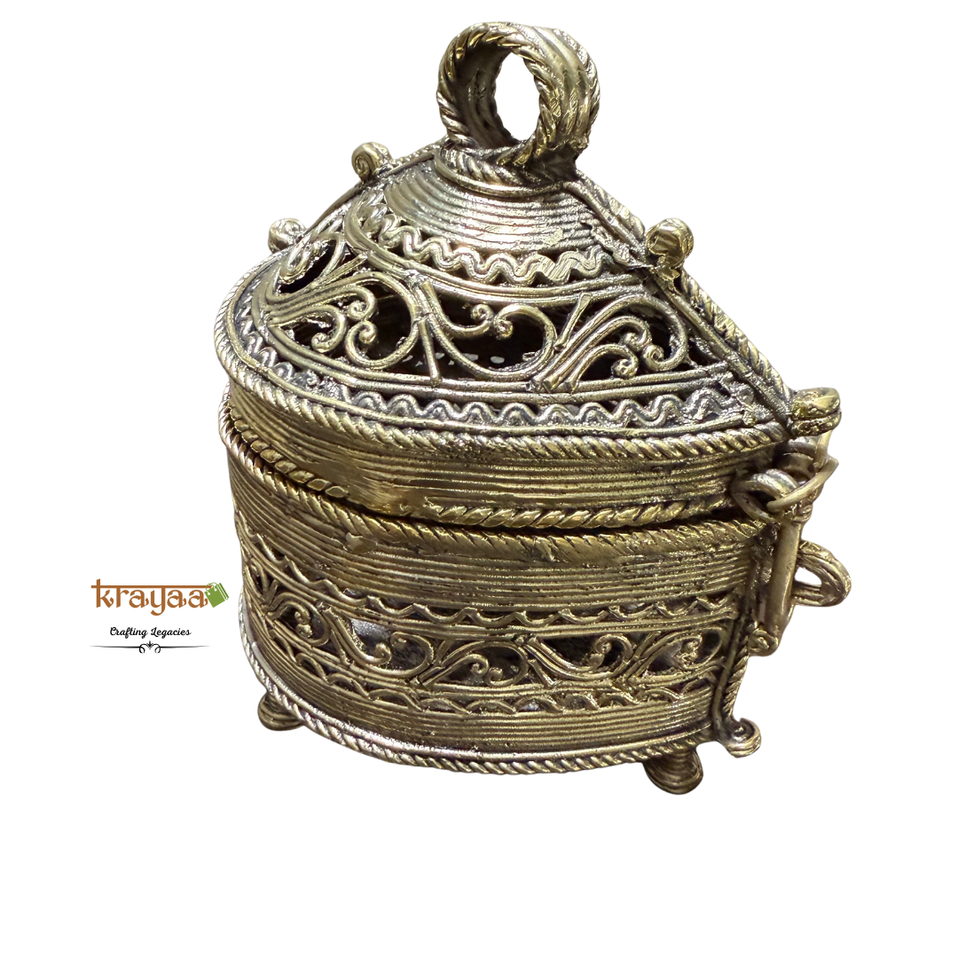 Dhokra Paan  Jewellery box
