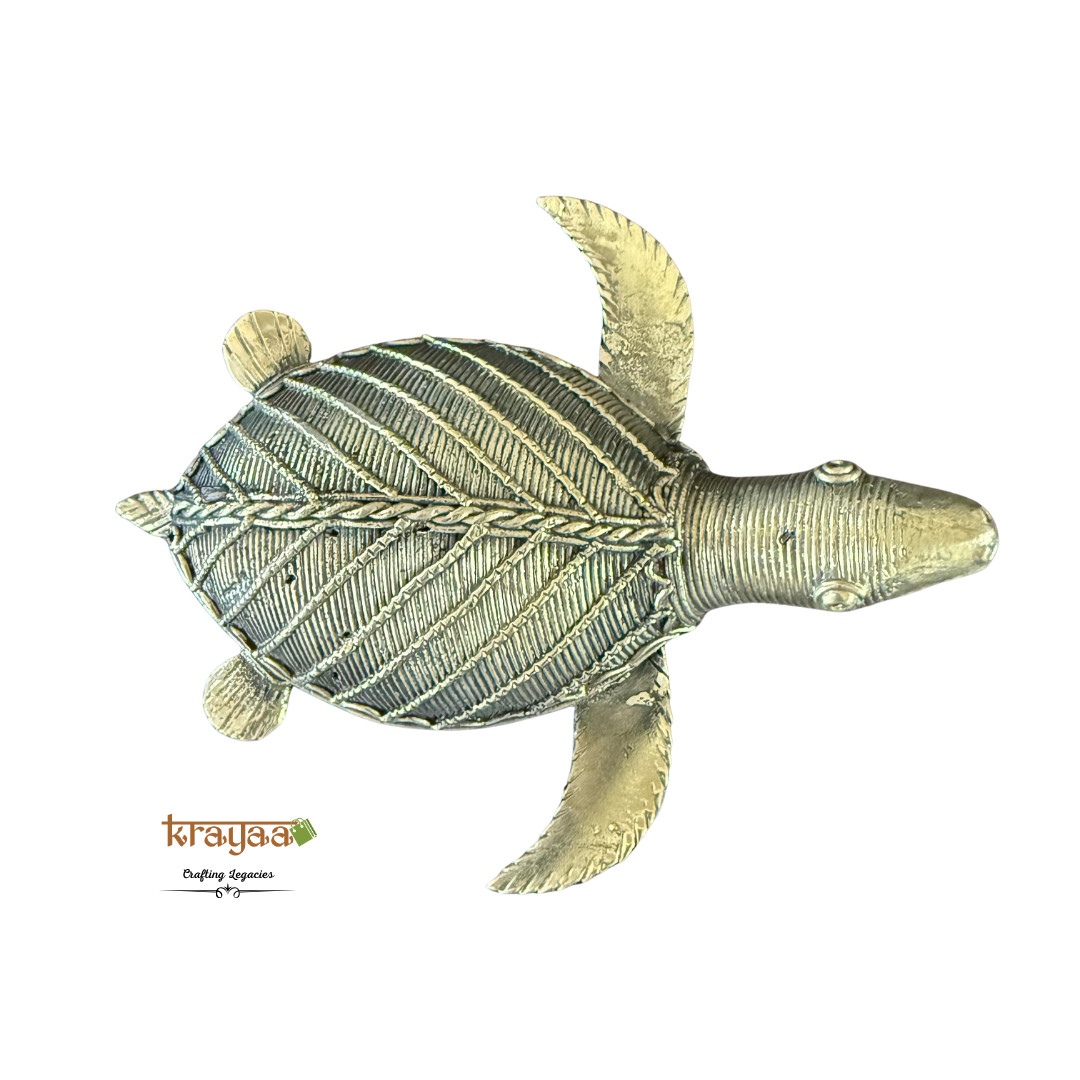 Dhokra Olive RdleyTurtle Table top Accent