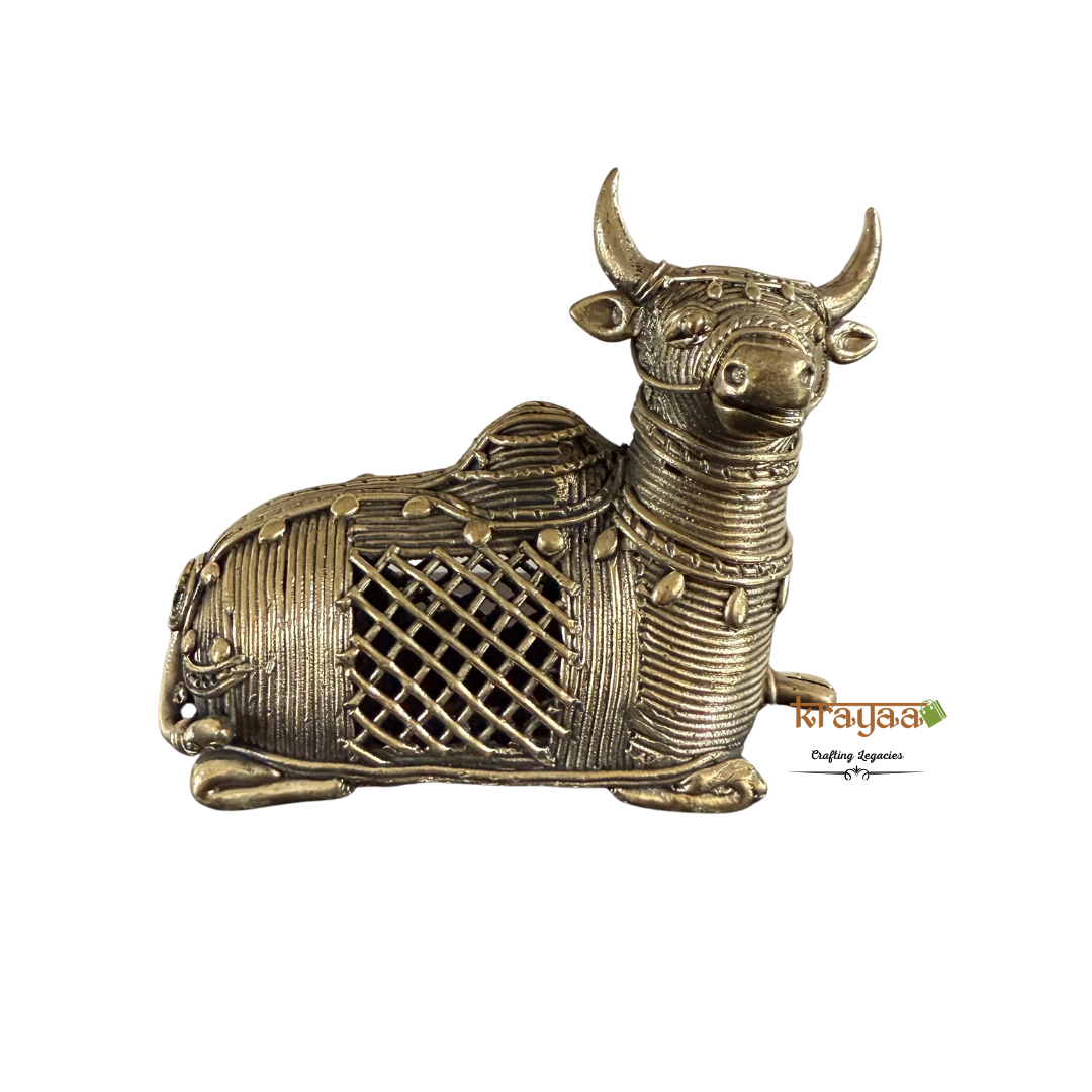 Dhokra Nandi Table Top Accent
