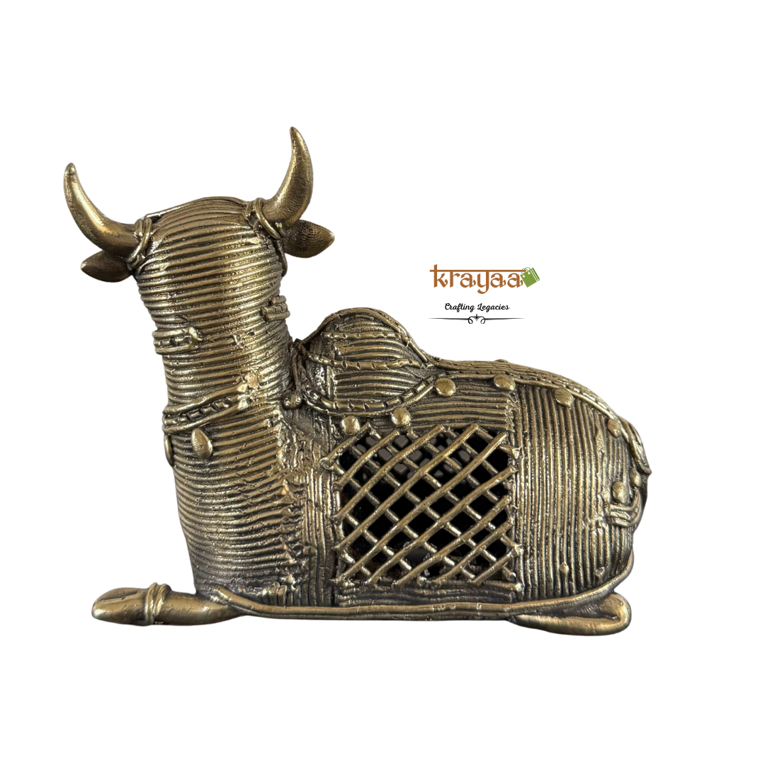 Dhokra Nandi Table Top Accent