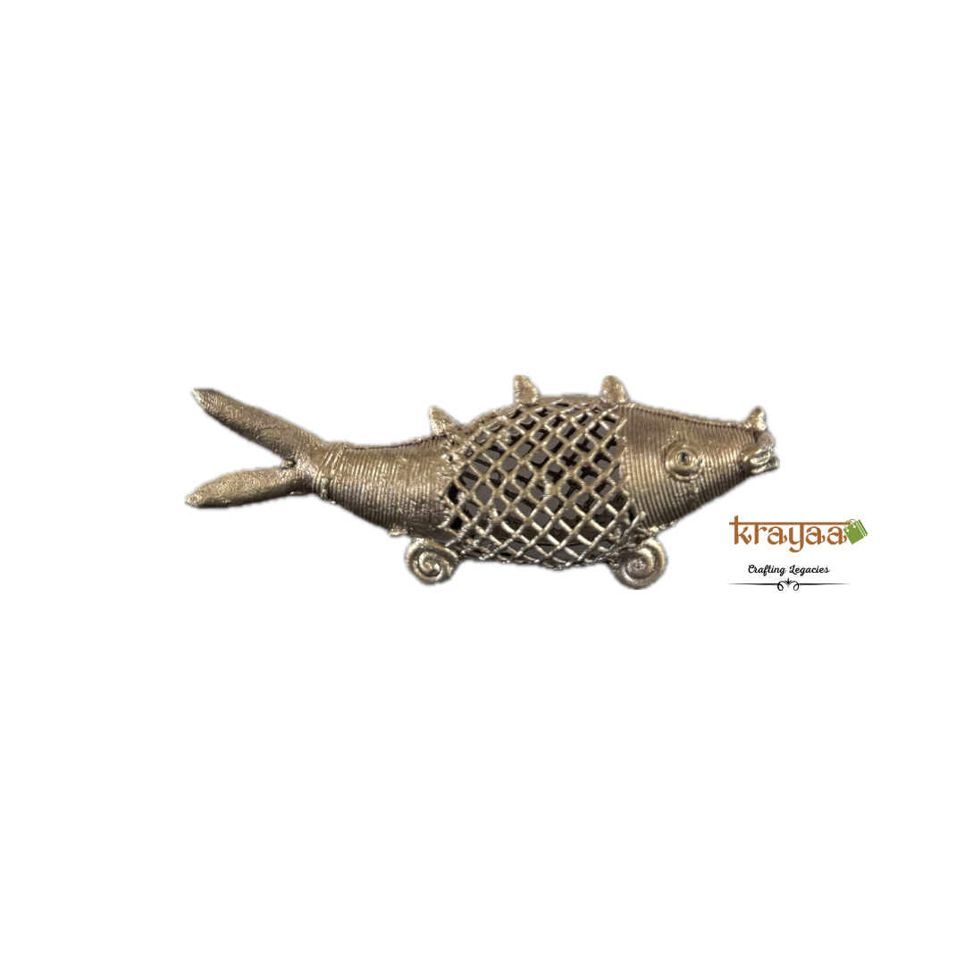 Dhokra Fish Table top Accent