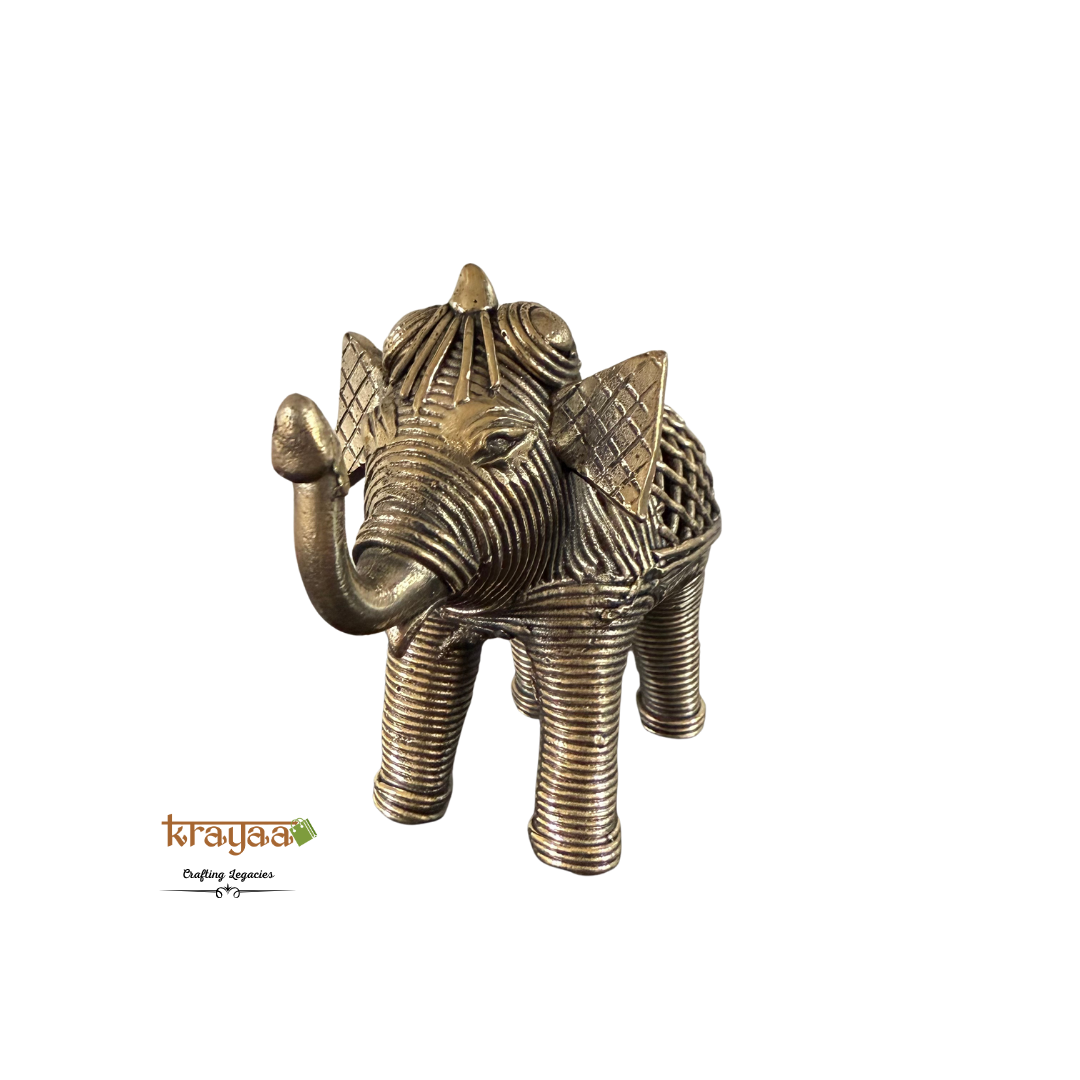 Dhokra Elephant Sculpture