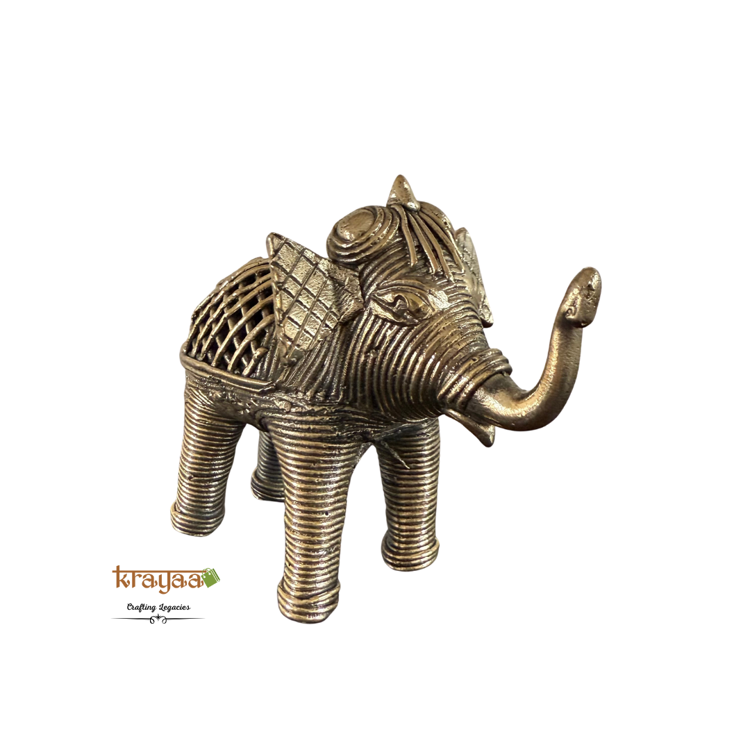 Dhokra Elephant Sculpture