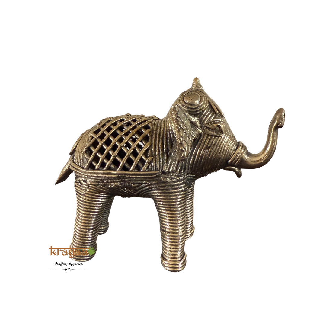 Dhokra Elephant Sculpture