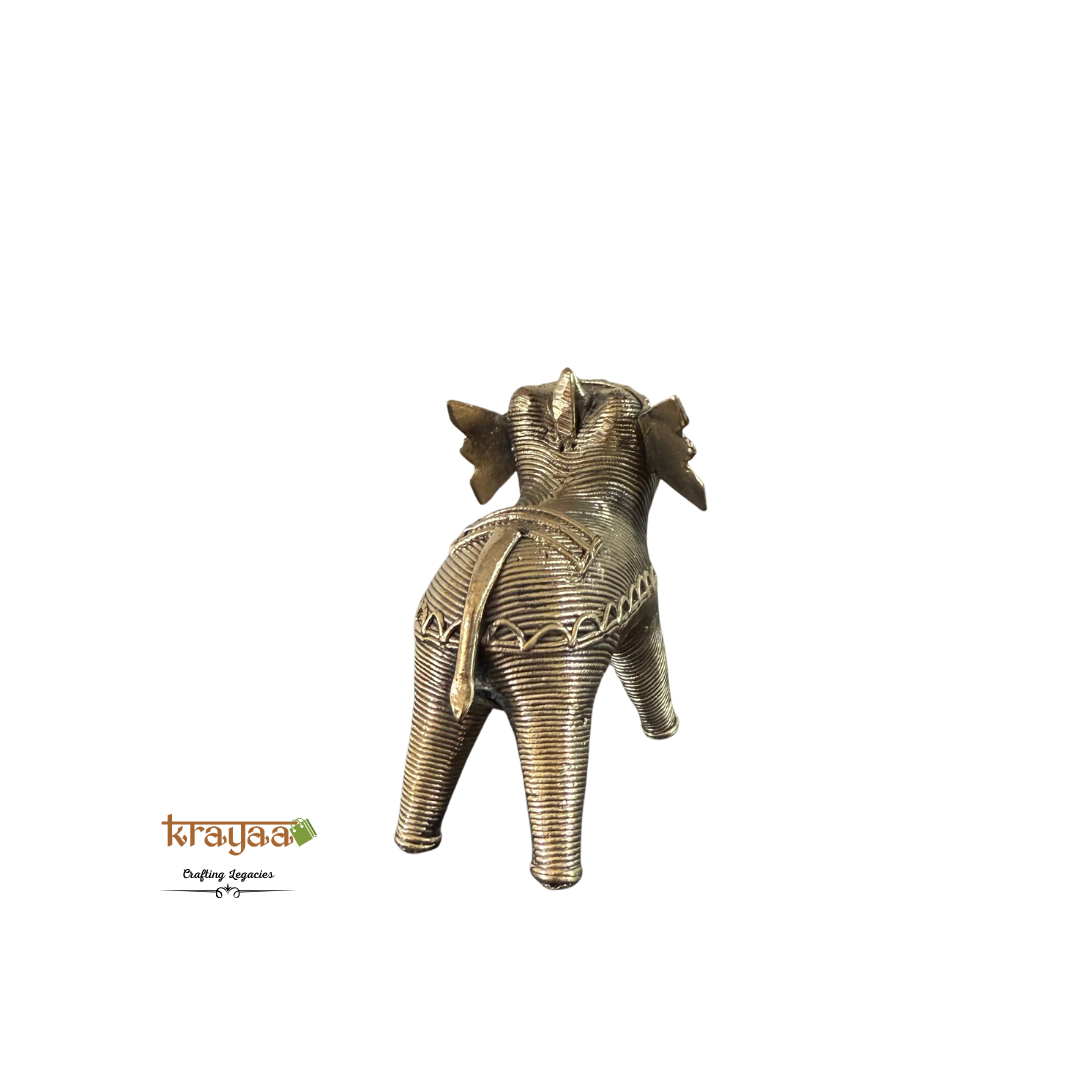 Dhokra Elephant Sculpture