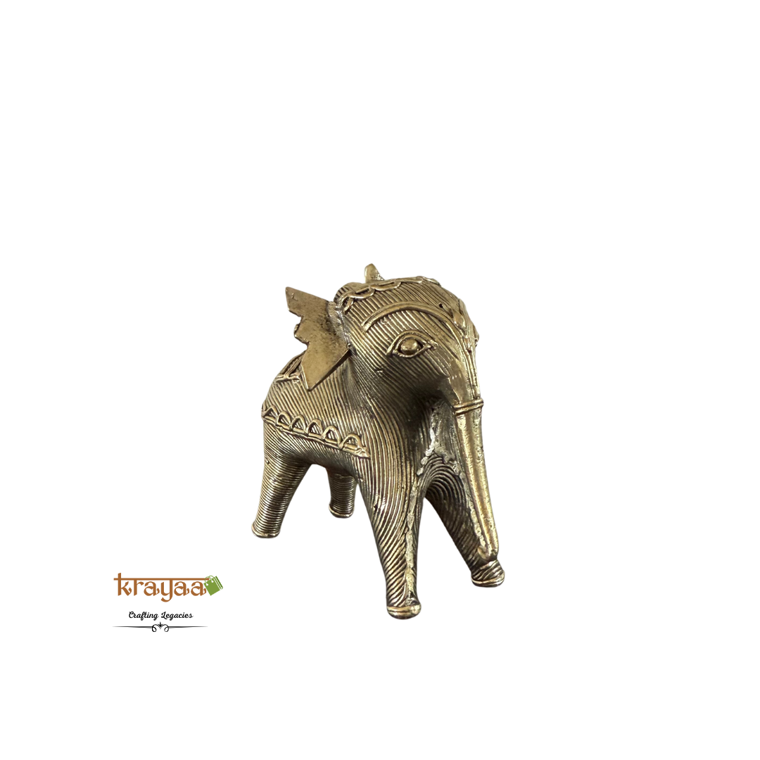 Dhokra Elephant Sculpture