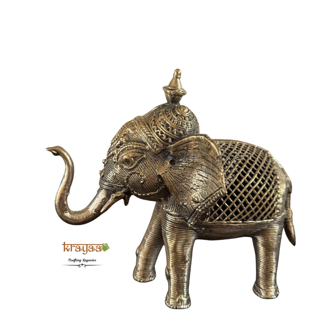 Dhokra Elephant Sculpture