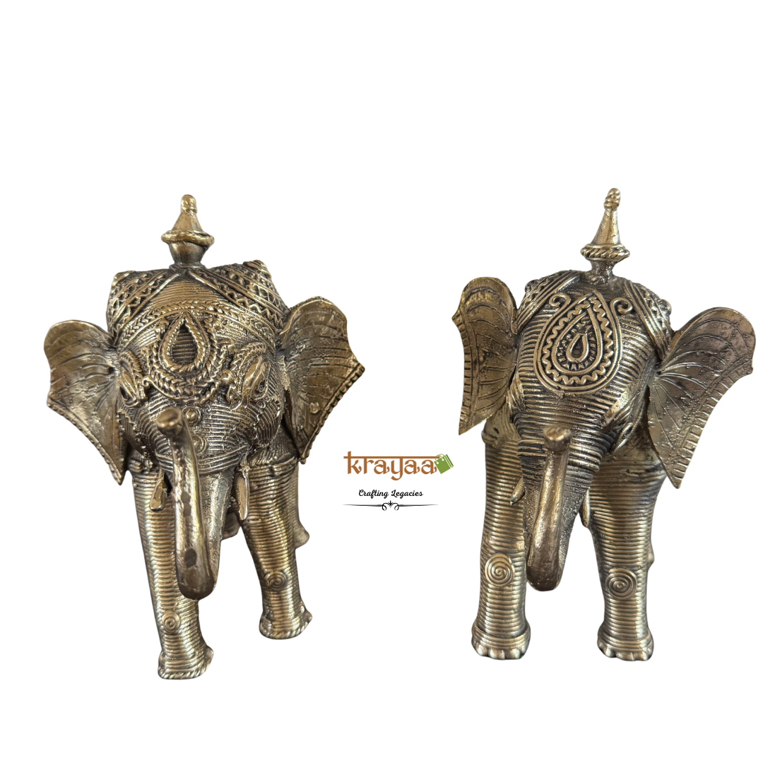 Dhokra Elephant Sculpture