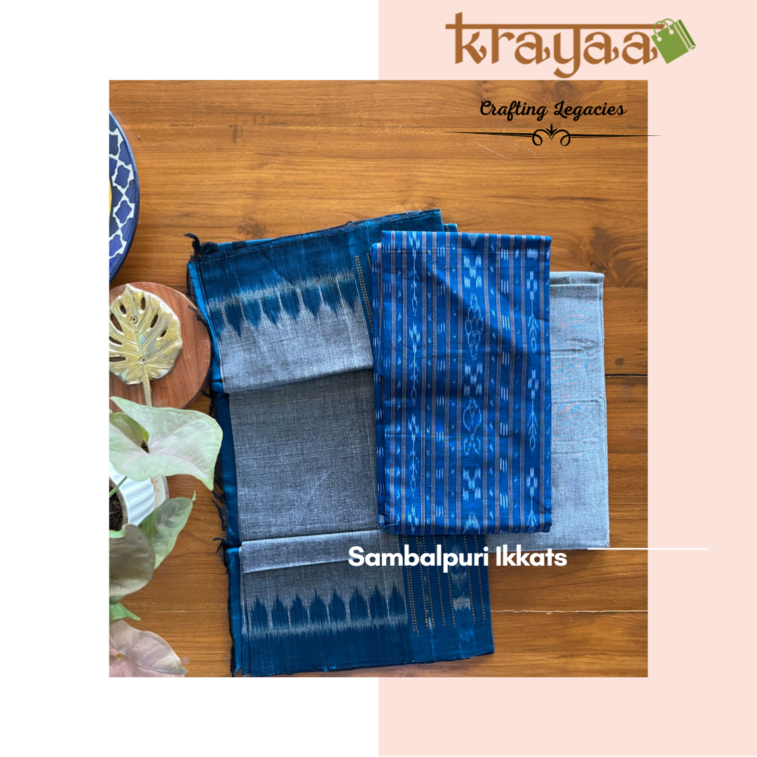 Sambalpuri Ikkat dress material set