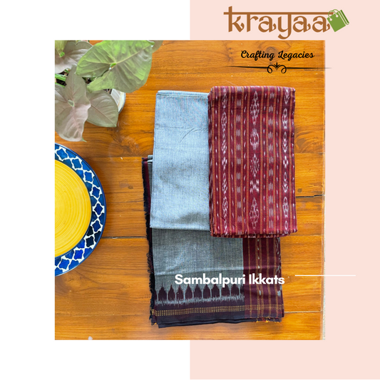 Sambalpuri Ikkat dress material set