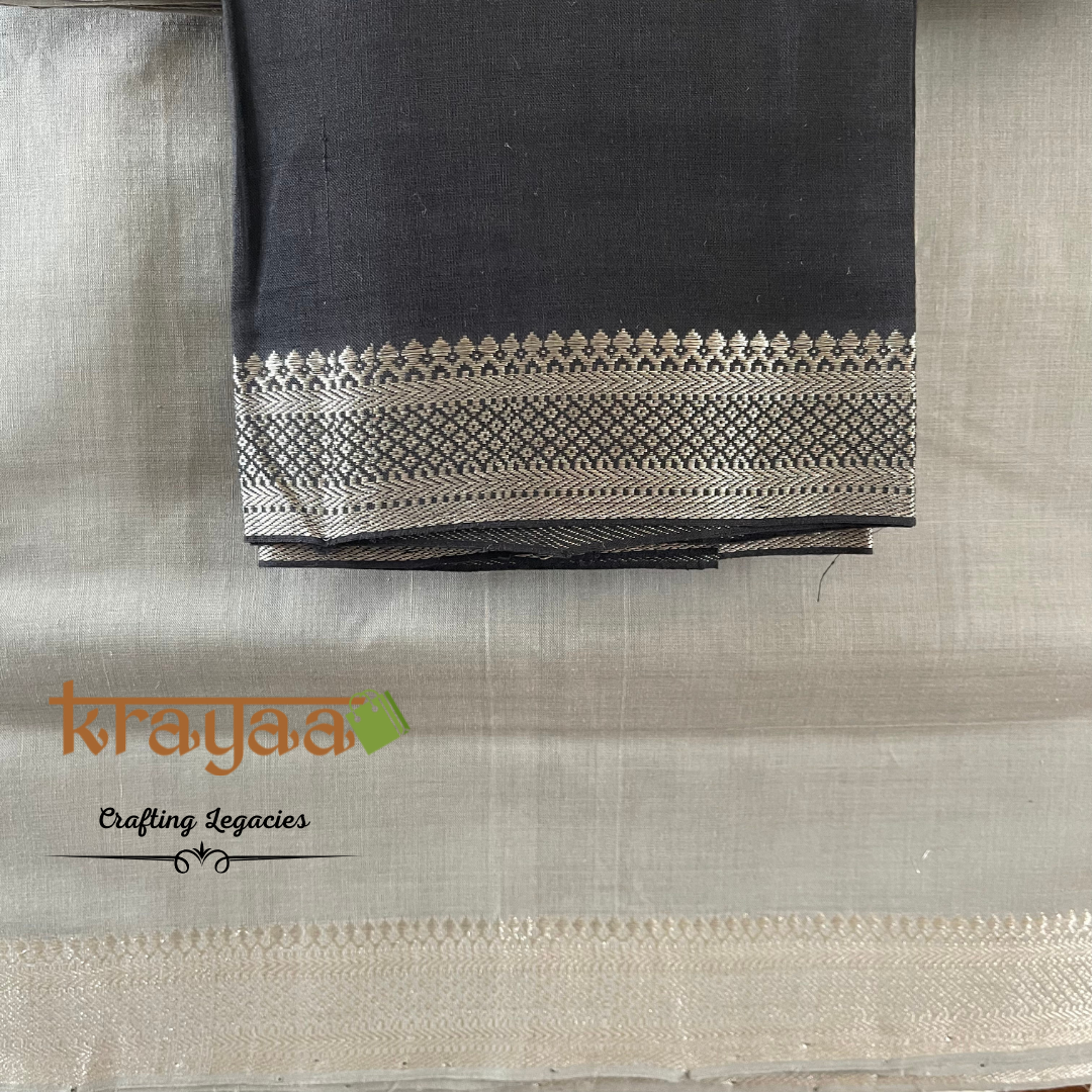 Mangalagiri Cottons with Nizam Border