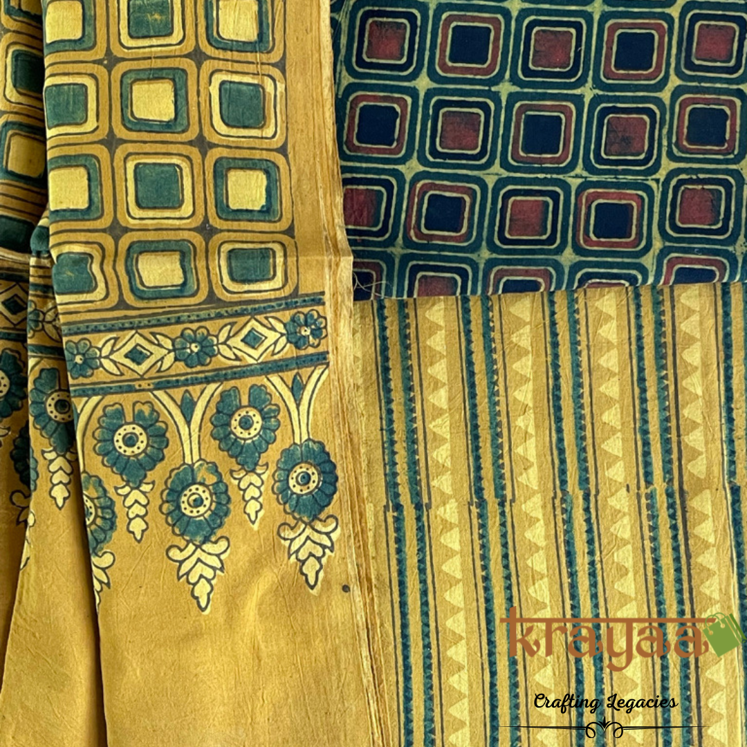 Ajrakh hand block prints