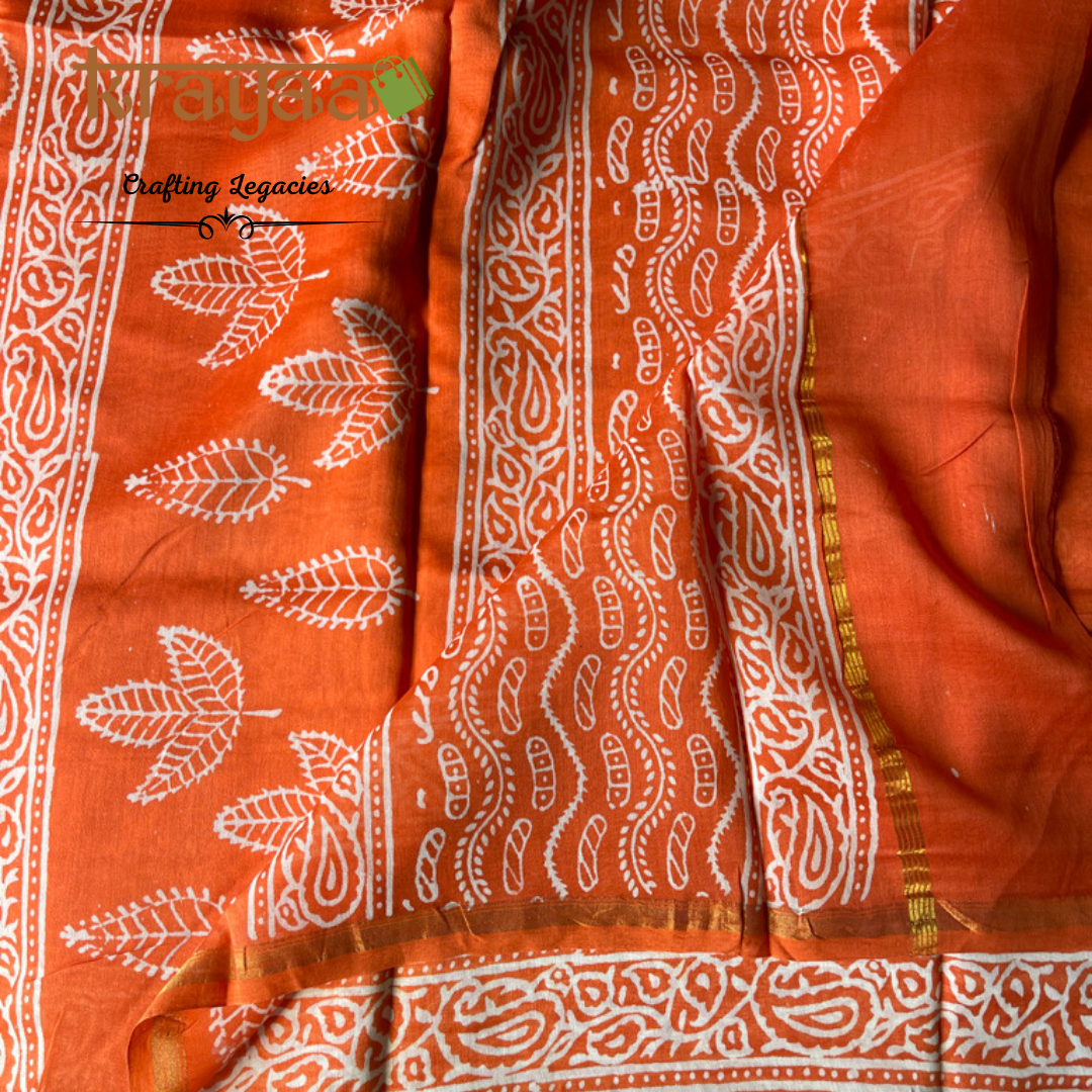 Handblock printed Silk Cottons