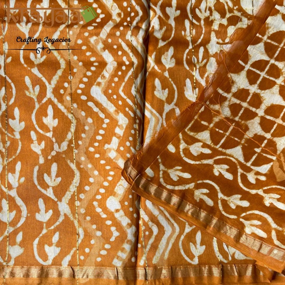 Handblock printed Silk Cottons