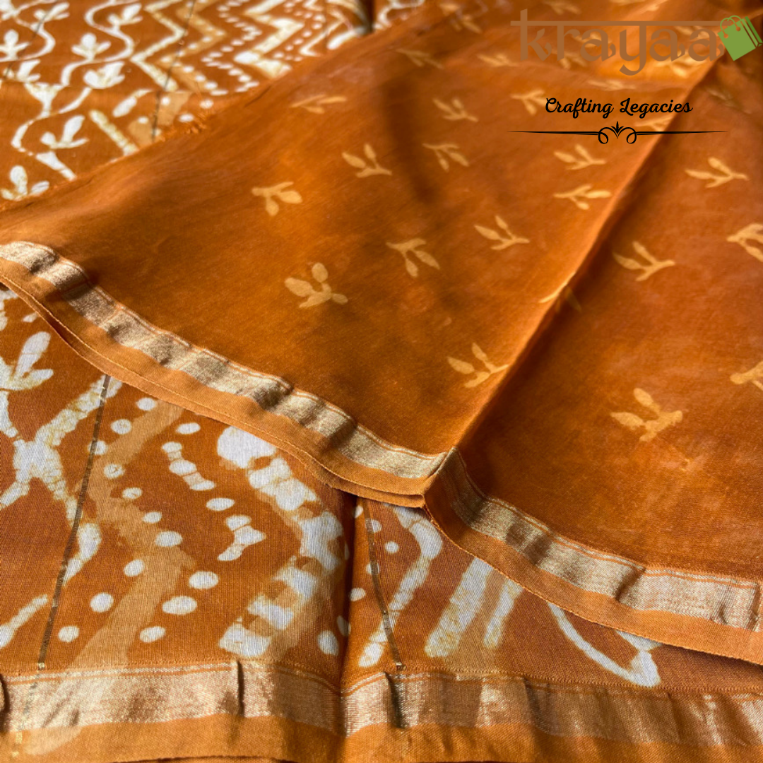 Handblock printed Silk Cottons