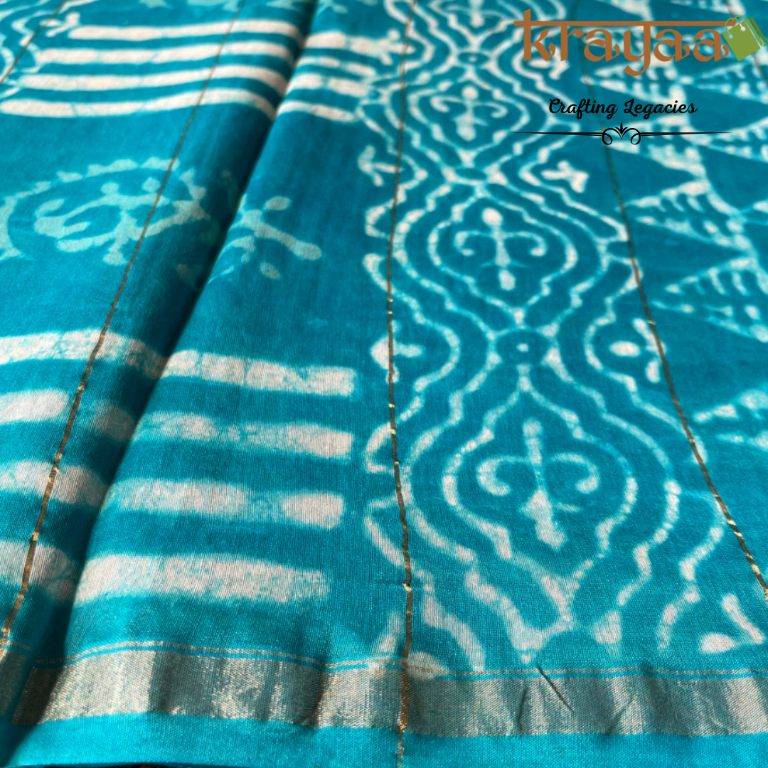 Handblock printed Silk Cottons