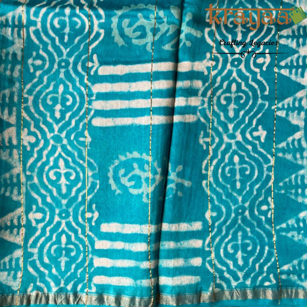 Handblock printed Silk Cottons