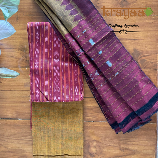 Sambalpuri Ikkat dress material set