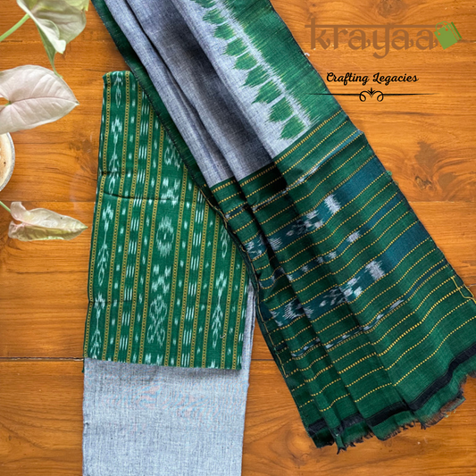 Sambalpuri Ikkat dress material set