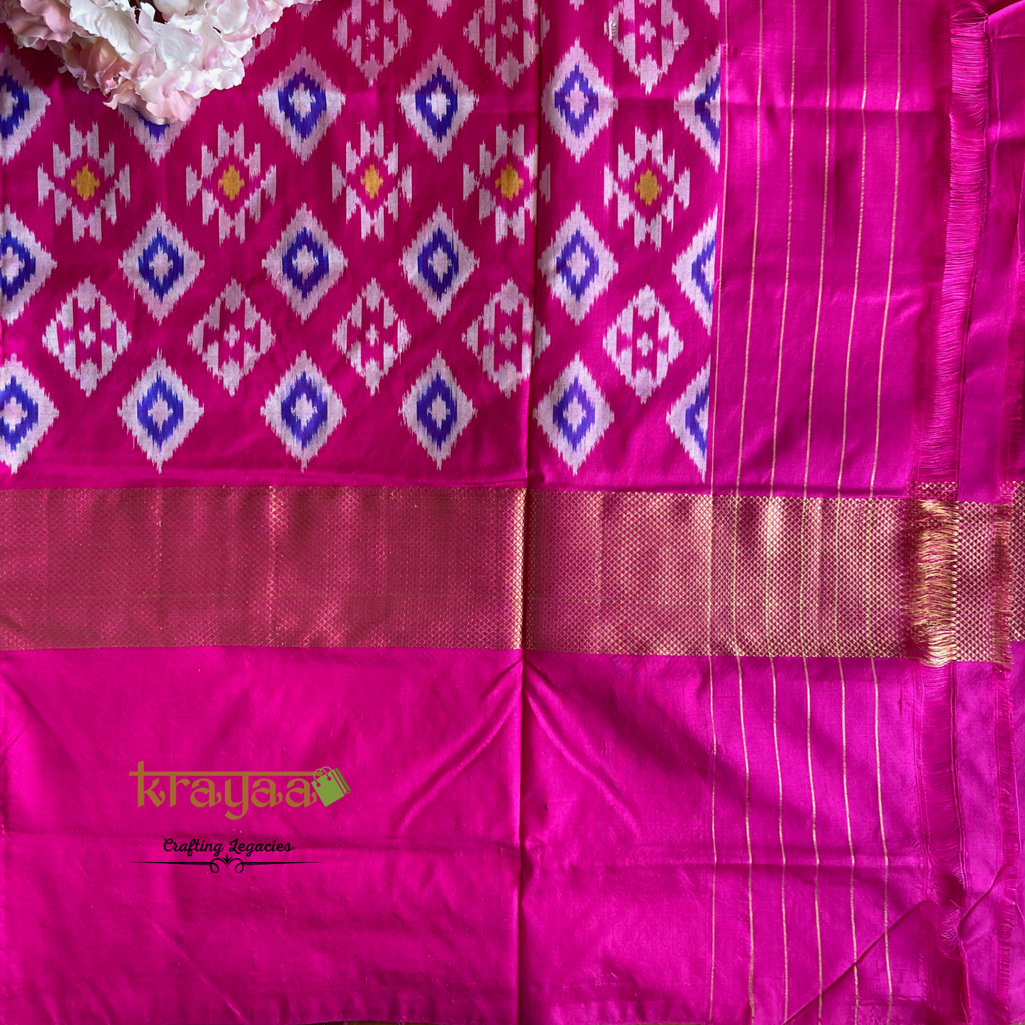 Pochampally Ikkat Silk Saree