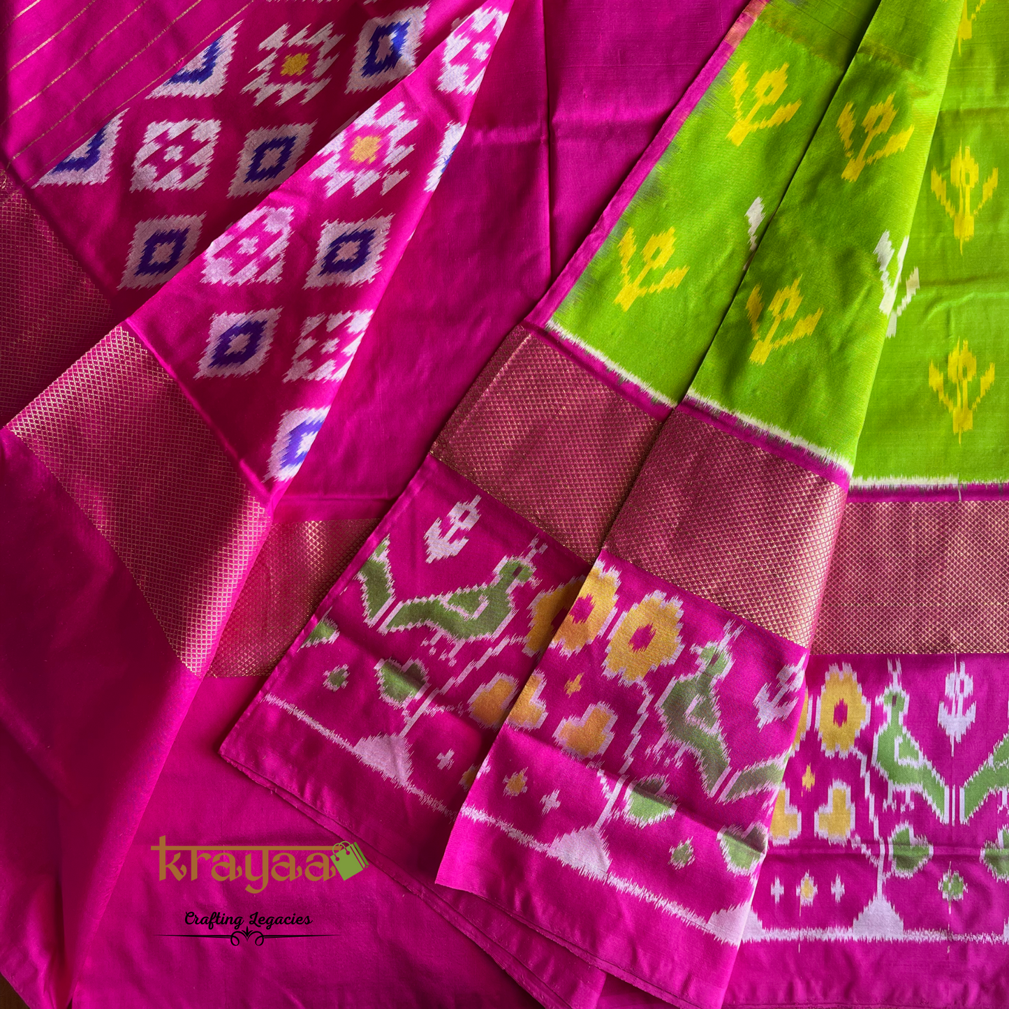 Pochampally Ikkat Silk Saree