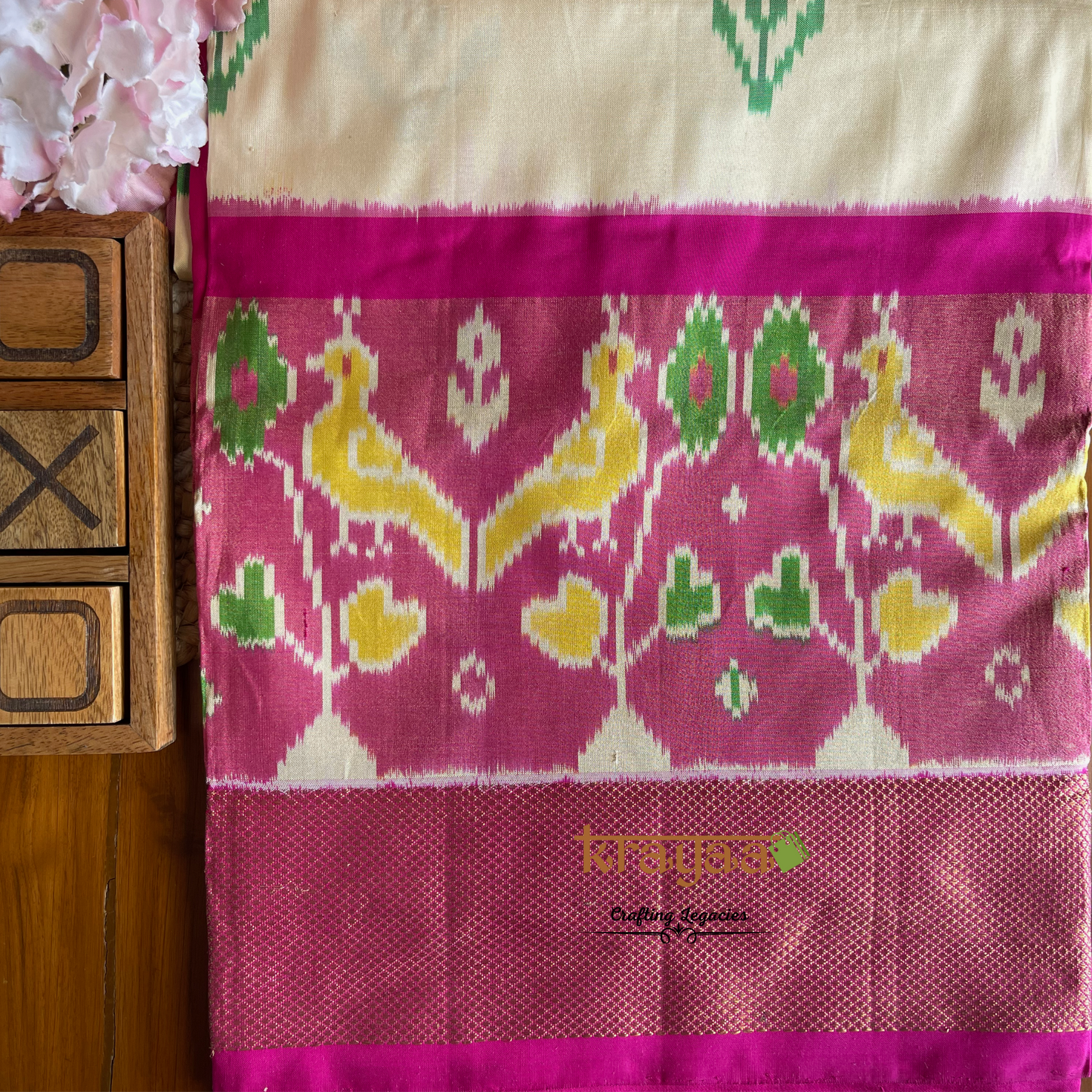 Pochampally Ikkat Silk Saree