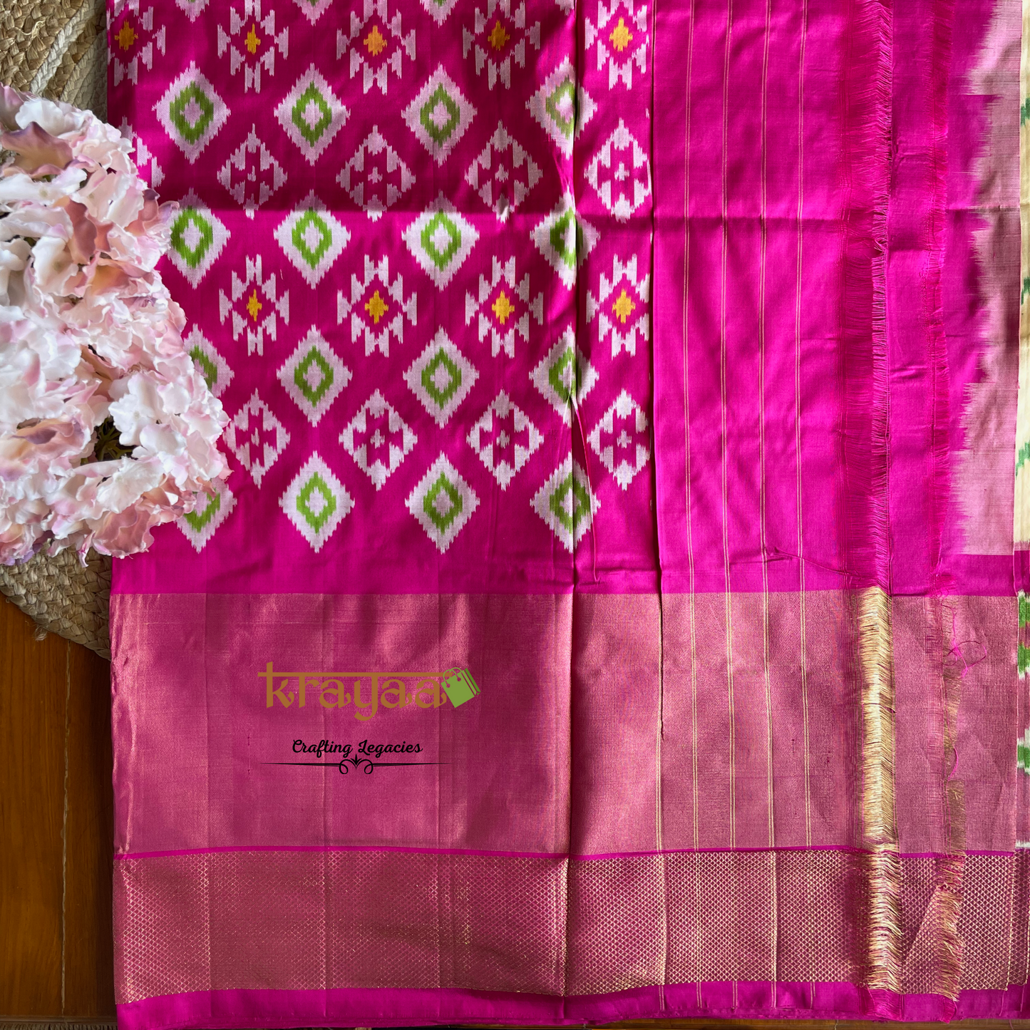 Pochampally Ikkat Silk Saree