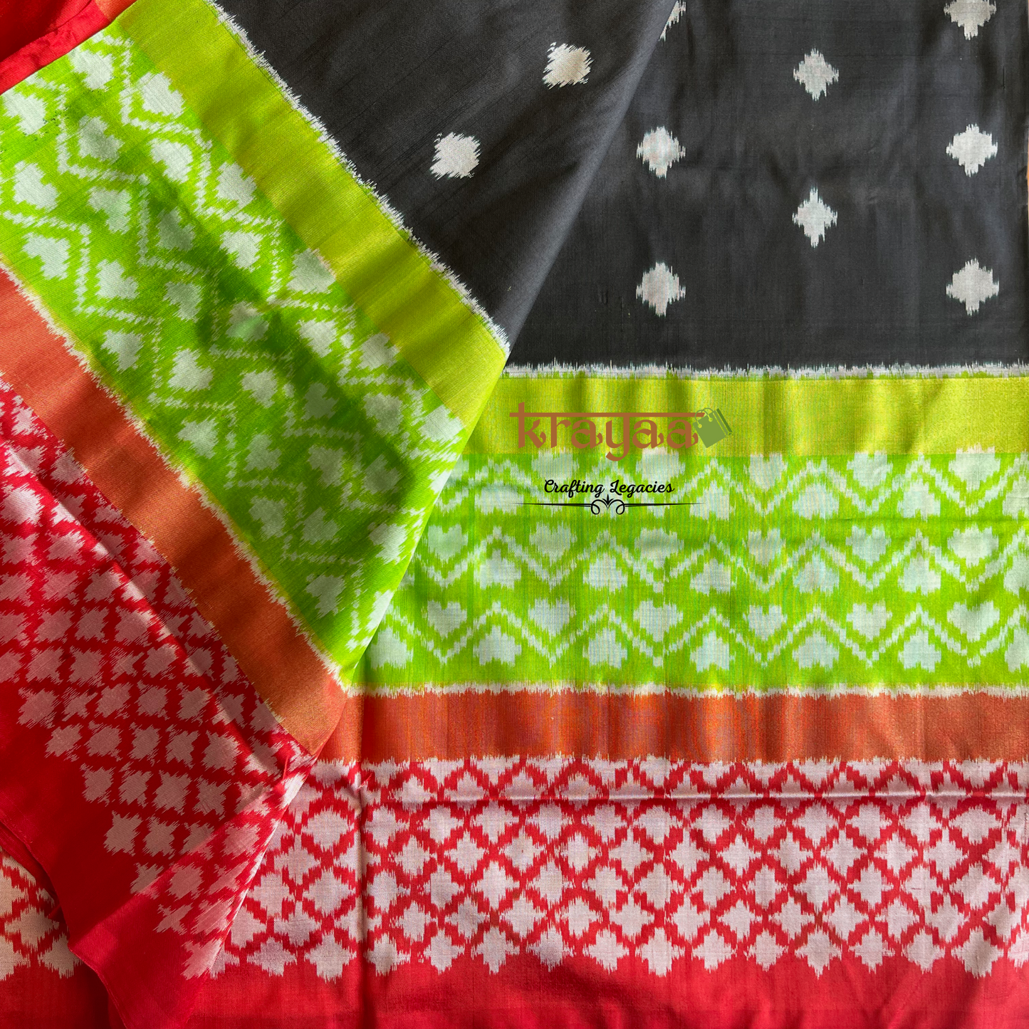 Pochampally Ikkat Silk Saree