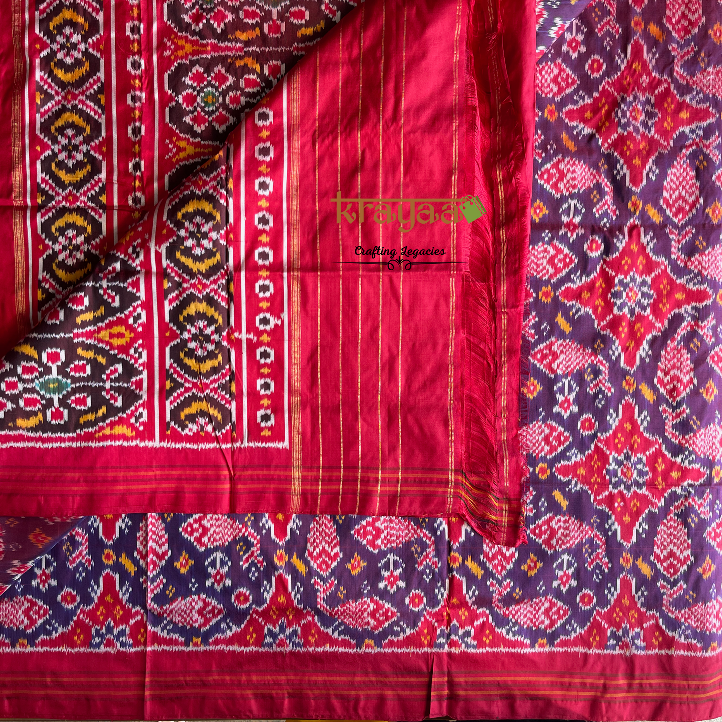 Pochampally Ikkat Silk Saree